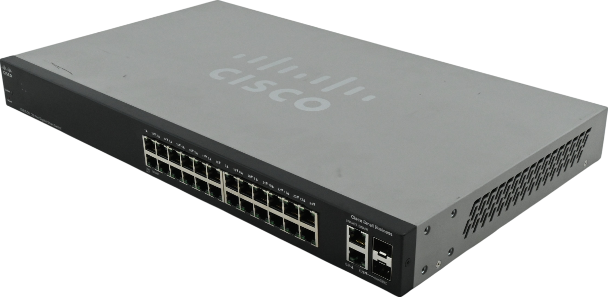 Cisco SG200-26P Gigabit Ethernet Smart Switch (SLM2024PT-NA) - Refurbished Refurbished - Cisco Systems Inc. refurbished available on PCLiquidations