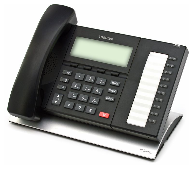 Toshiba Strata IP5022-SD 10-Button Display IP Speakerphone - Grade A Refurbished - Toshiba refurbished available on PCLiquidations