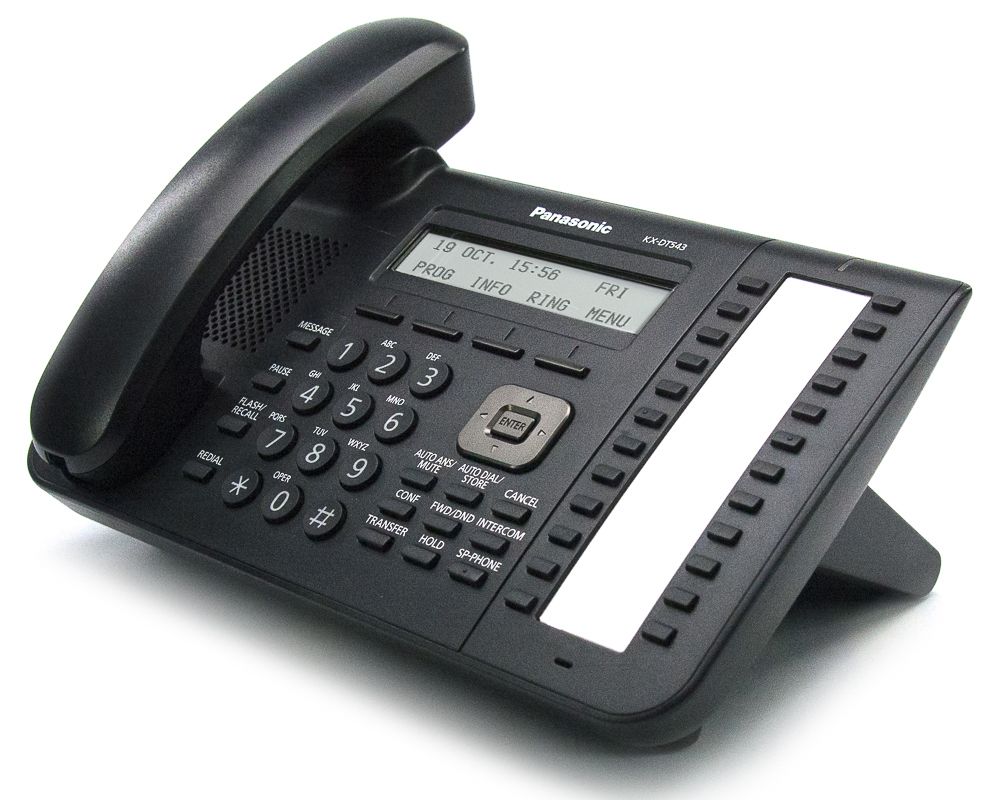 Buy Panasonic KX-DT543-B Black Digital Proprietary Telephone - Grade B Refurbished - $59.99 Panasonic KX-DT543-B Black Digital Proprietary Telephone - Grade B Refurbished - Panasonic refurbished available on PCLiquidations