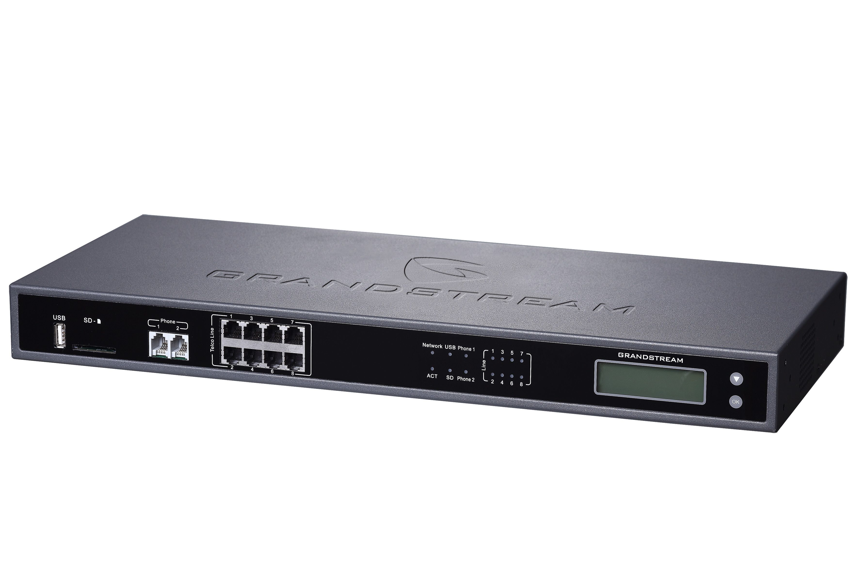 Grandstream UCM6208 IP PBX Server w/8FXO and 2FXS Ports - Refurbished Refurbished - Grandstream refurbished available on PCLiquidations