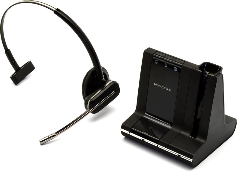 Plantronics SAVI W740 Multi Device Wireless Monaural Headset System - Grade A Refurbished - Plantronics refurbished available on PCLiquidations