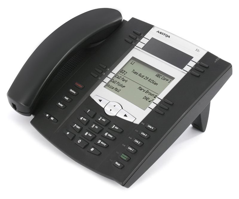 Aastra 6755i Black IP Backlit Display SpeakerPhone - International - Grade A Refurbished -  refurbished available on PCLiquidations