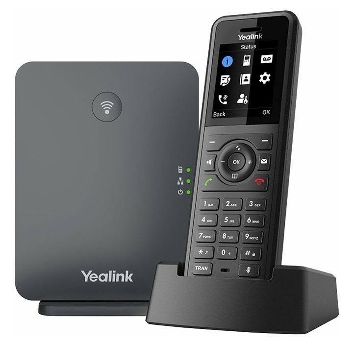 Yealink W77P Ruggedized DECT IP Phone System Refurbished - Yealink refurbished available on PCLiquidations