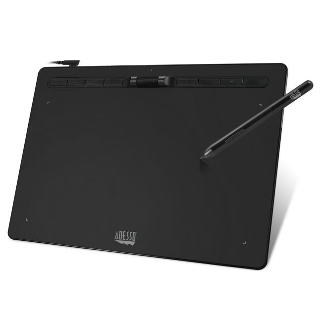 Adesso 8"" x 5"" Graphic Tablet Refurbished - Adesso est une marque connue, mais elle n'est pas aussi refurbished available on PCLiquidations