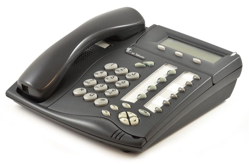 Tadiran Coral Flexset 120S Charcoal Display Phone - Grade B Refurbished -  refurbished available on PCLiquidations