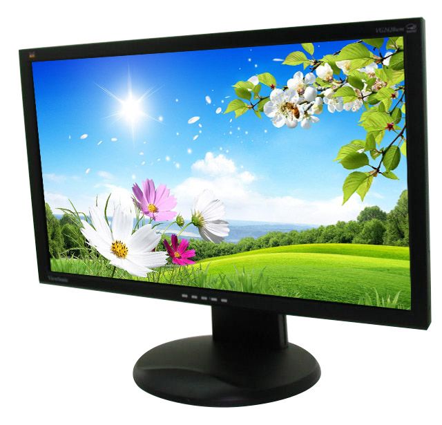 Viewsonic VG2428wm 24"" Widescreen LCD Monitor - Grade C Refurbished - ViewSonic refurbished available on PCLiquidations