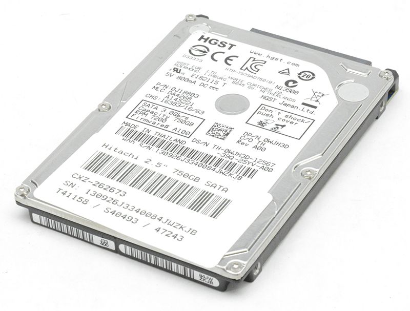 Hitachi 750GB 2.5"" SATA Hard Disk Drive (TS7SAD750) Refurbished -  refurbished available on PCLiquidations