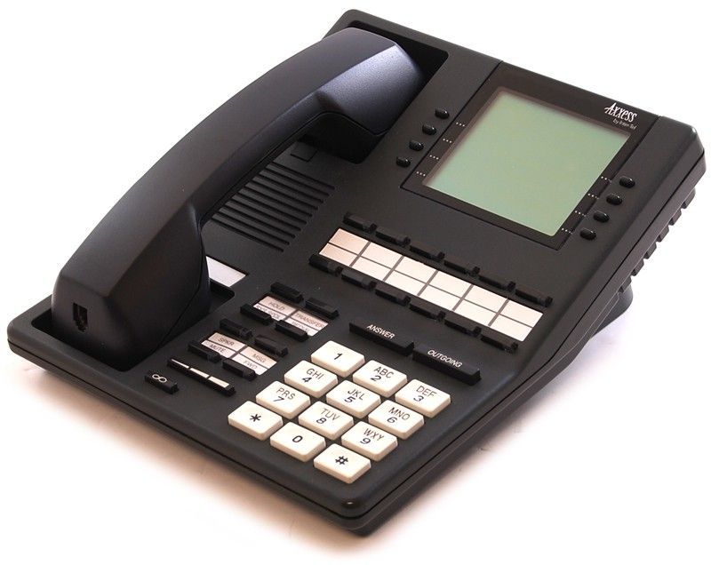 Inter-Tel Axxess 550.4500 Charcoal Digital Executive Display Speakerphone - Grade A Refurbished -  refurbished available on PCLiquidations