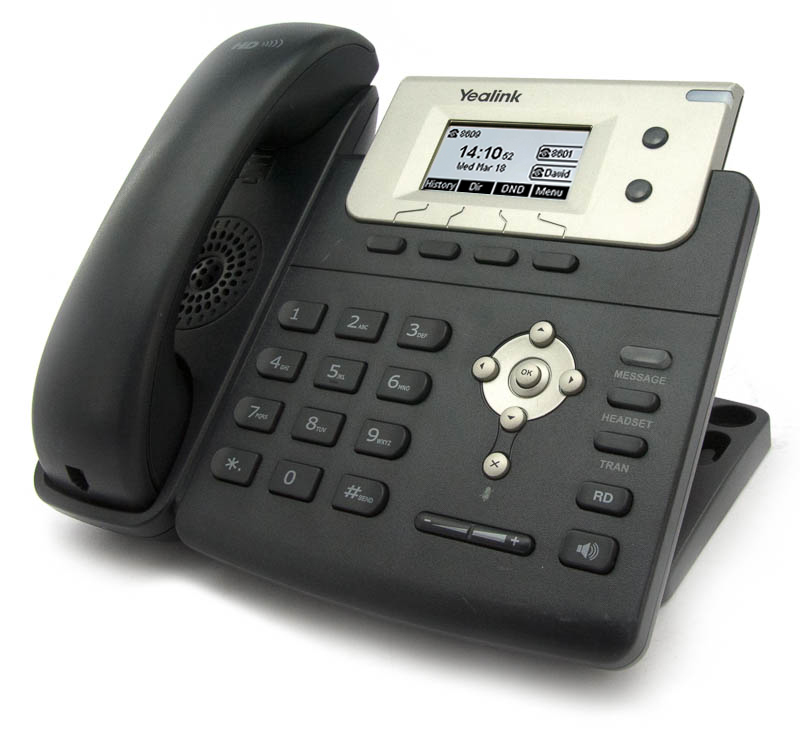 Yealink SIP-T21P E2 Black 10-Button Digital Display VoIP Phone - Grade B Refurbished - Yealink refurbished available on PCLiquidations