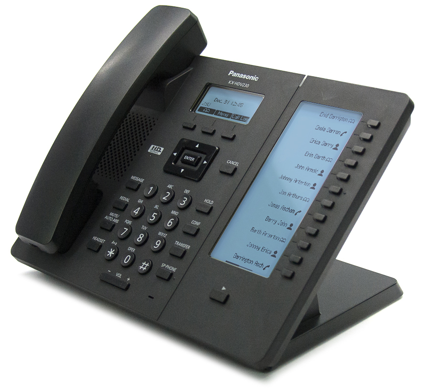 Panasonic KX-HDV230 3-Line SIP Phone Refurbished - Panasonic refurbished available on PCLiquidations
