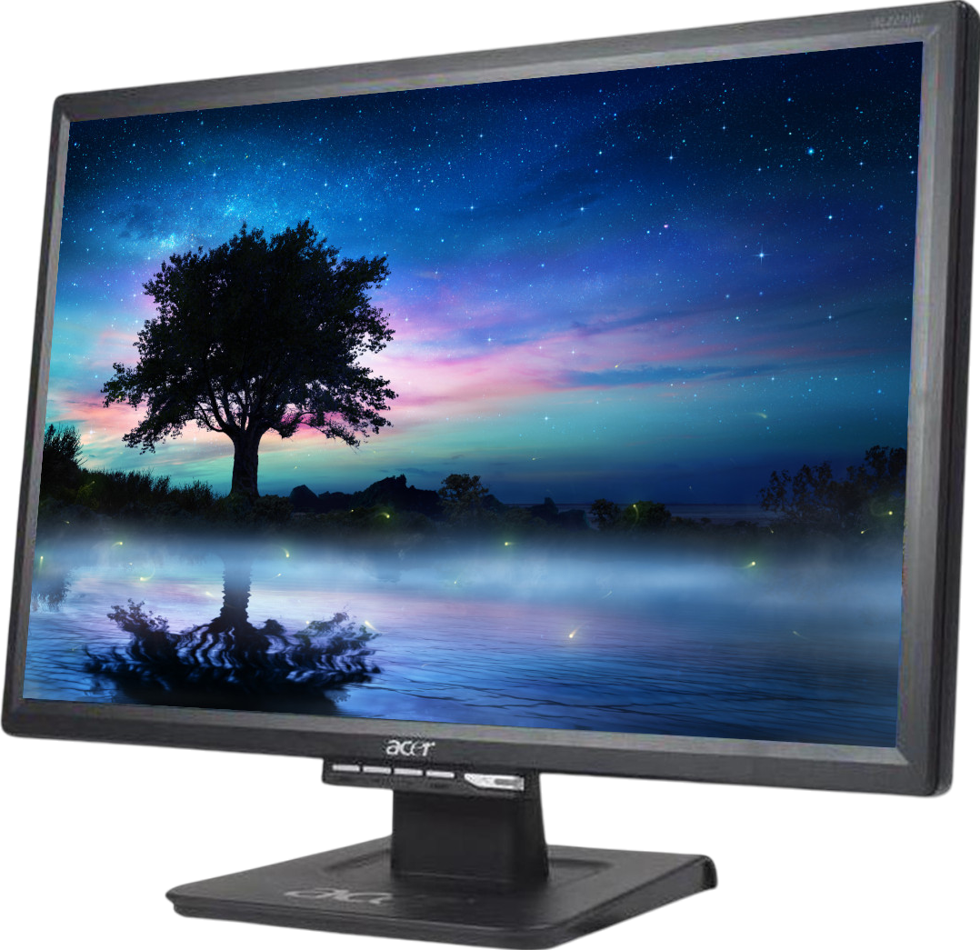 Acer AL2216W 22"" Black LCD Monitor - Grade C Refurbished - Acer refurbished available on PCLiquidations