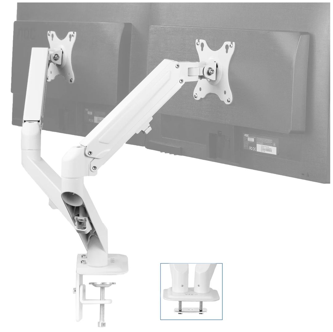 VIVO Pneumatic Arm Dual Monitor Desk Mount Refurbished -  refurbished available on PCLiquidations