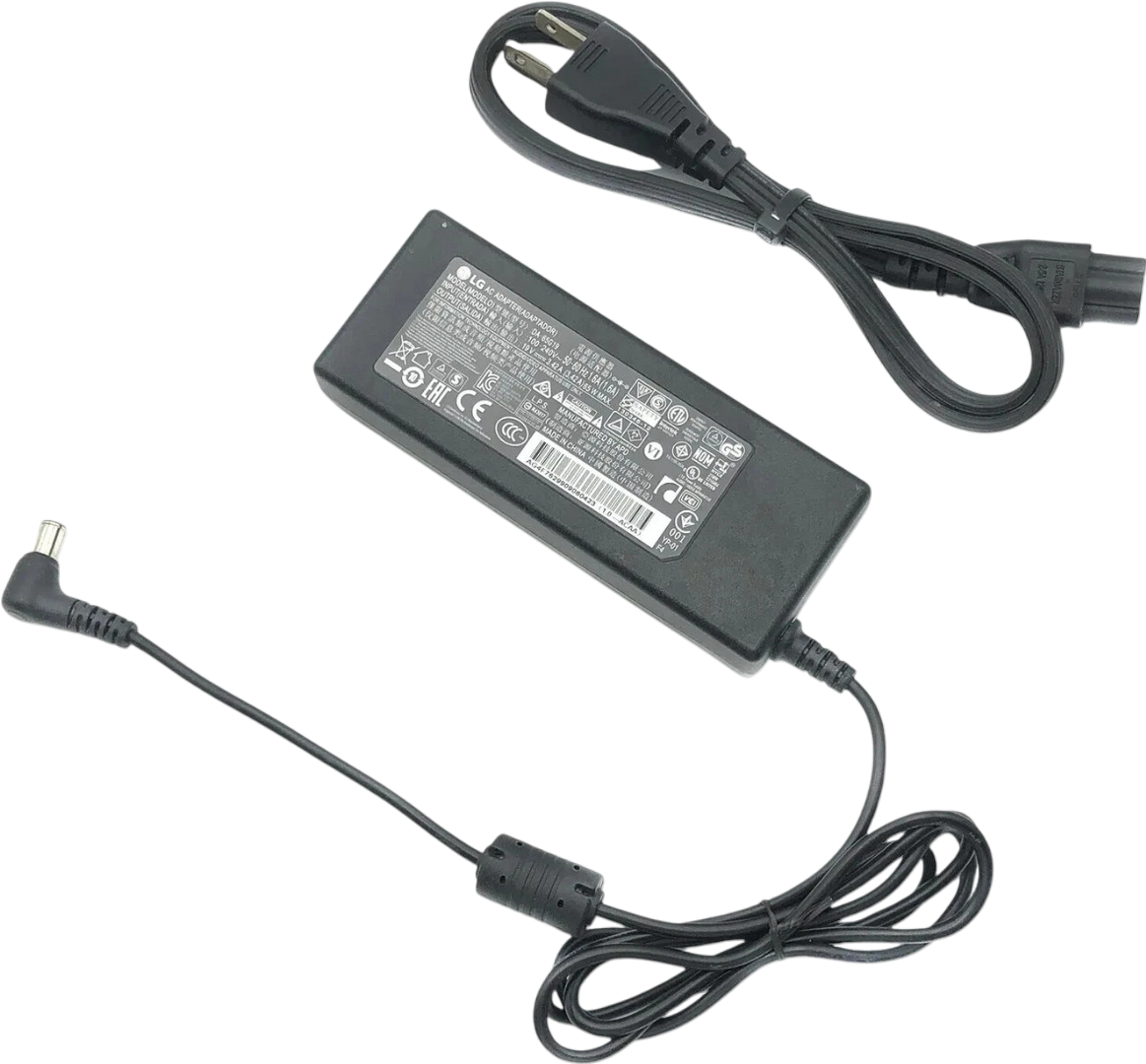 LG DA-65J19 19V 3.42A Power Adapter - Medium Barrel - Refurbished Refurbished - LG refurbished available on PCLiquidations