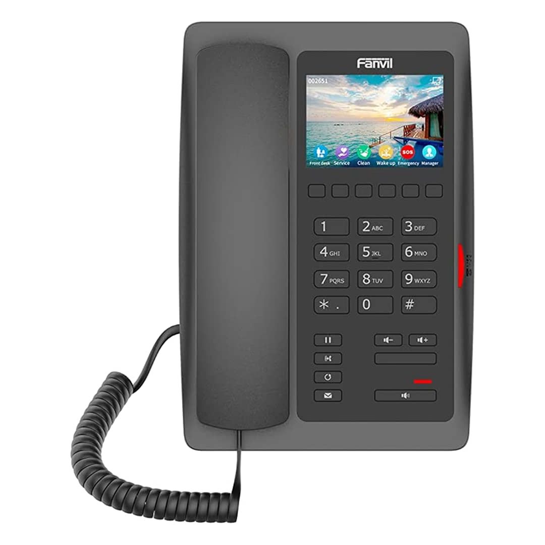 Fanvil H5W Hotel Wi-Fi SIP Phone Black Refurbished - Fanvil refurbished available on PCLiquidations