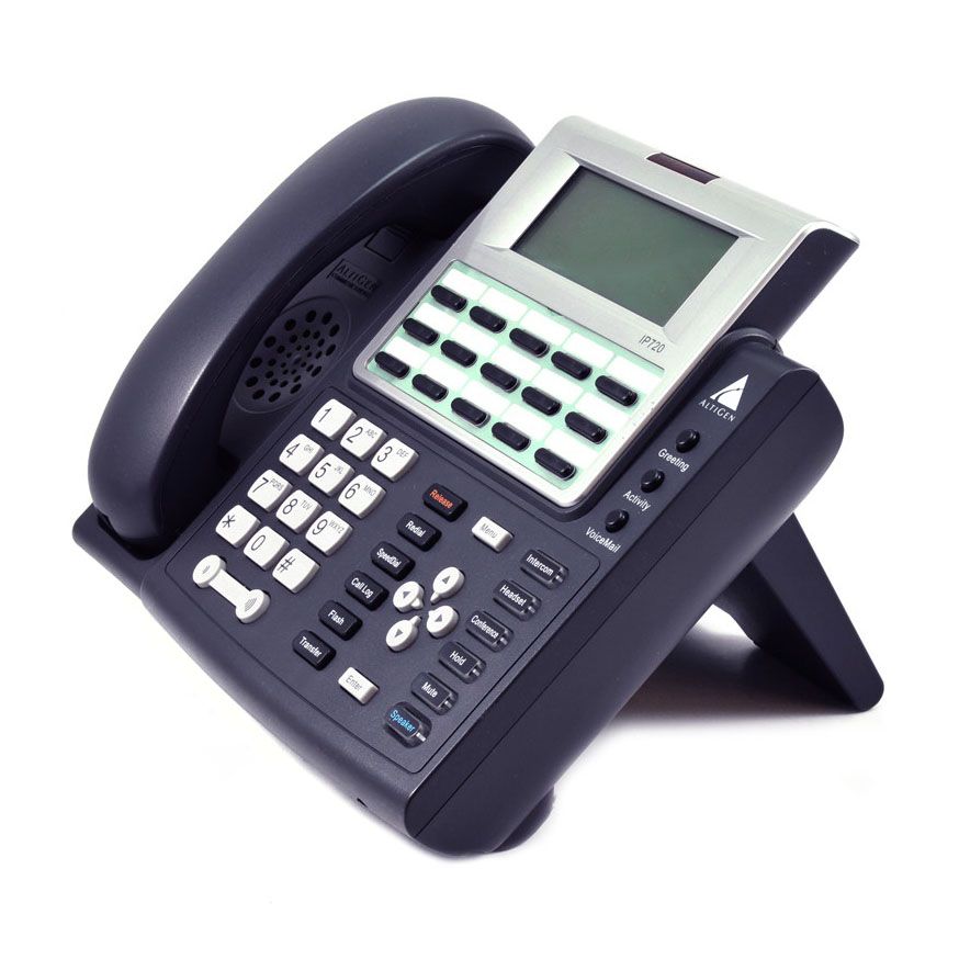 Altigen IP720 15-Button Charcoal IP Display Speakerphone - Grade A Refurbished -  refurbished available on PCLiquidations