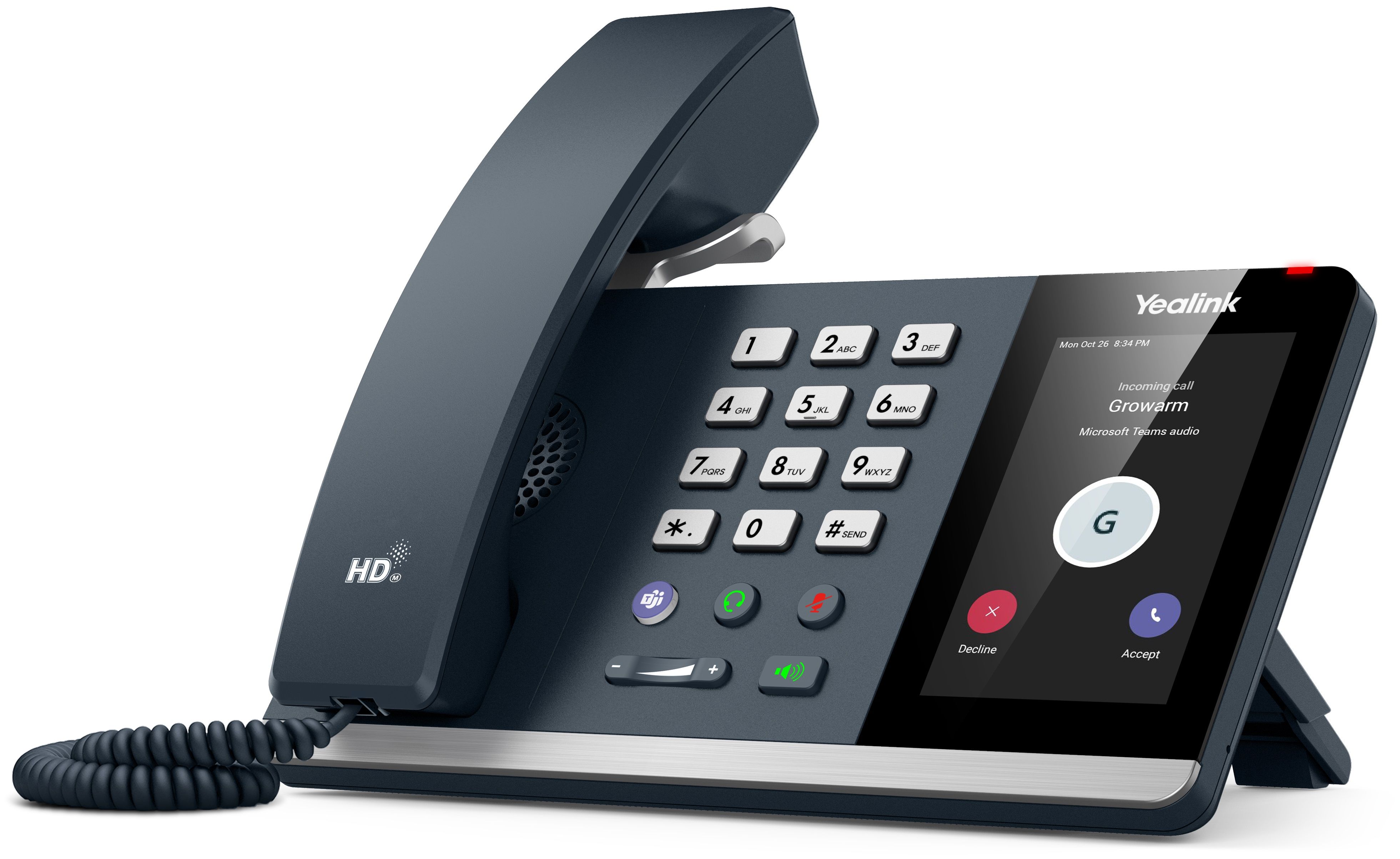 Yealink MP54 Microsoft Teams IP Phone - Grade A Refurbished - Yealink refurbished available on PCLiquidations