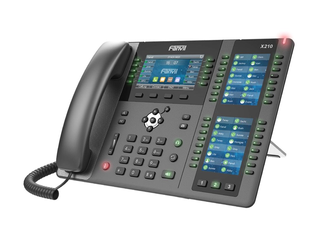 Fanvil X210-V2 42-Button Touch Screen Display SIP Phone Refurbished - Fanvil refurbished available on PCLiquidations