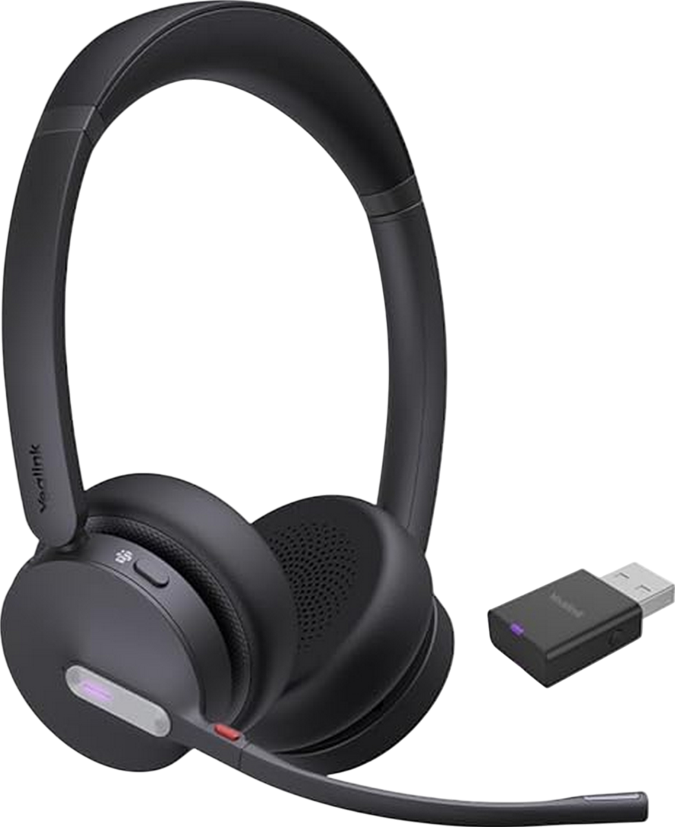 Yealink WH64 Hybrid Dual Teams DECT Headset with Charging Stand Refurbished - Yealink refurbished available on PCLiquidations