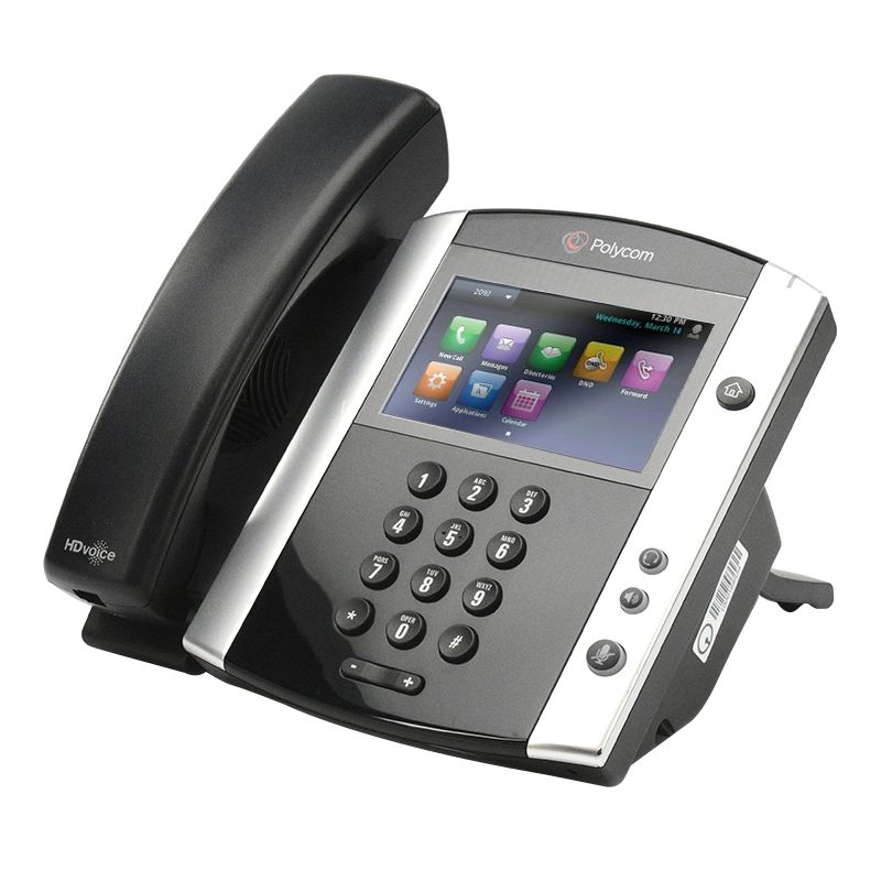 Polycom VVX 601 Gigabit IP Phone (2200-48600-025) - Grade B Refurbished - Polycom refurbished available on PCLiquidations