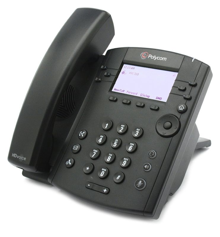Polycom VVX 300 2200-46135-025 IP Display Speakerphone - Grade B Refurbished - Polycom refurbished available on PCLiquidations