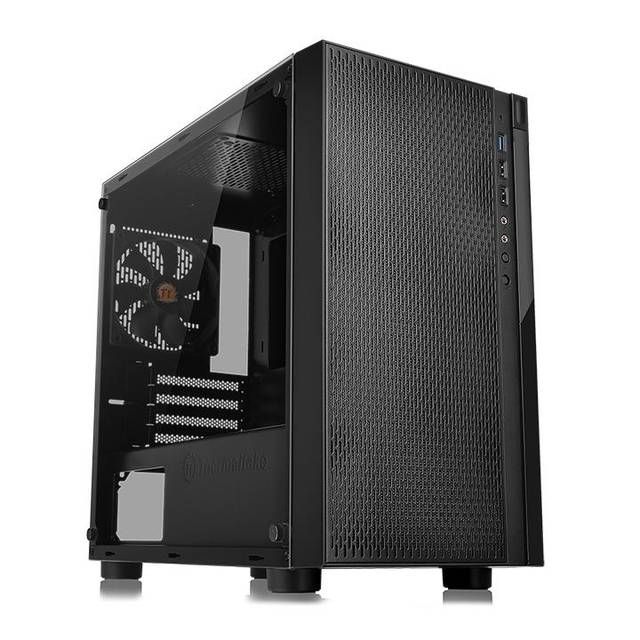 Thermaltake Versa H18 Tempered Glass Edition MicroATX Case - Black Refurbished -  refurbished available on PCLiquidations