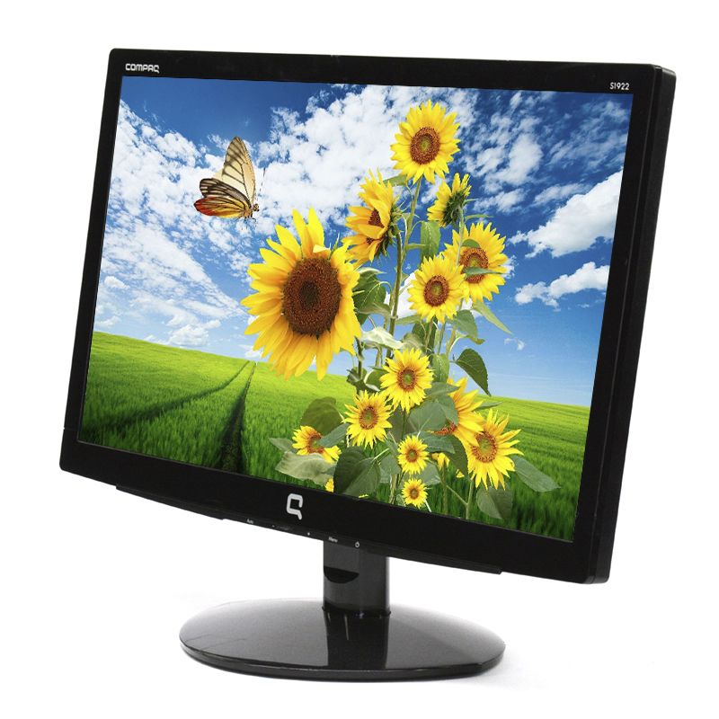 Compaq S1922 18.5"" Widescreen Black LCD Monitor - Grade C Refurbished -  refurbished available on PCLiquidations