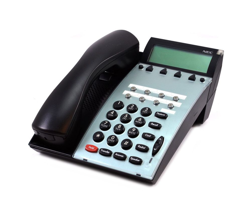 NEC DTU-8D-2 Black Display Phone (770012) Refurbished - NEC (Nippon Electric Company) refurbished available on PCLiquidations