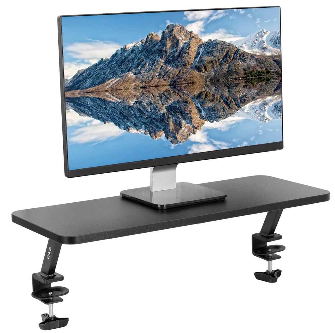 VIVO Clamp-on Monitor Riser Shelf Refurbished -  refurbished available on PCLiquidations